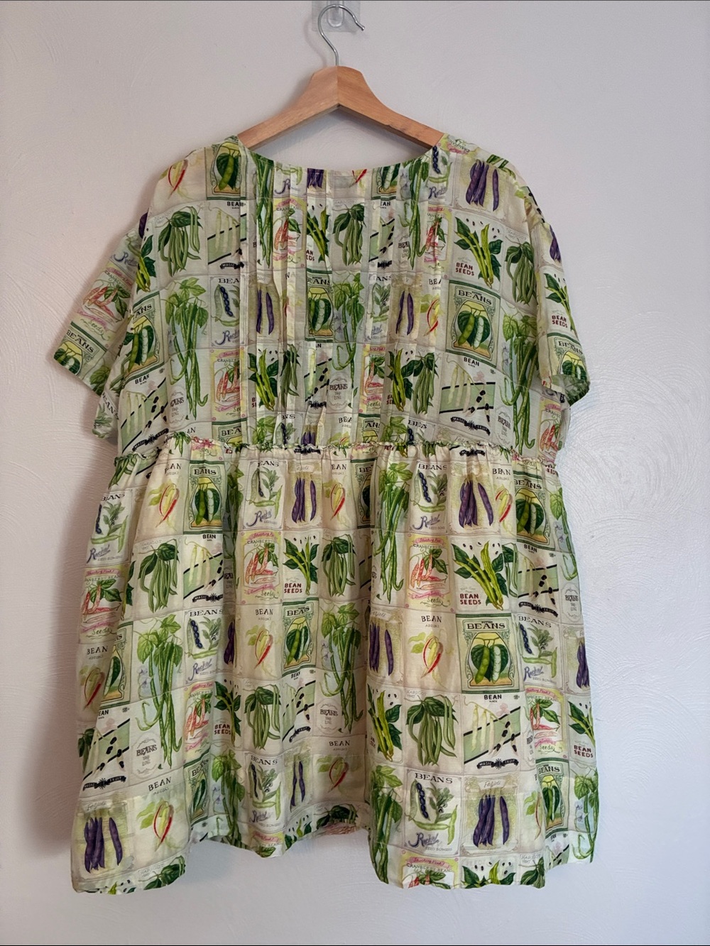 Rachel Antonoff Howard Mini Dress Beans - Silk/Cotton in Green - Picture 4 of 7